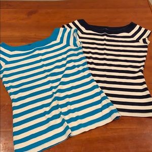 Dressbarn Cap sleeves soft cotton shirts